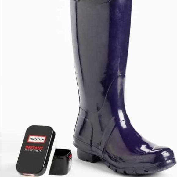 Hunter Shoes - Tall Purple Hunter Boots